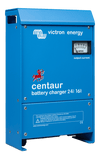 Left side perspective of the Centaur 24V 16A multi-bank battery charger