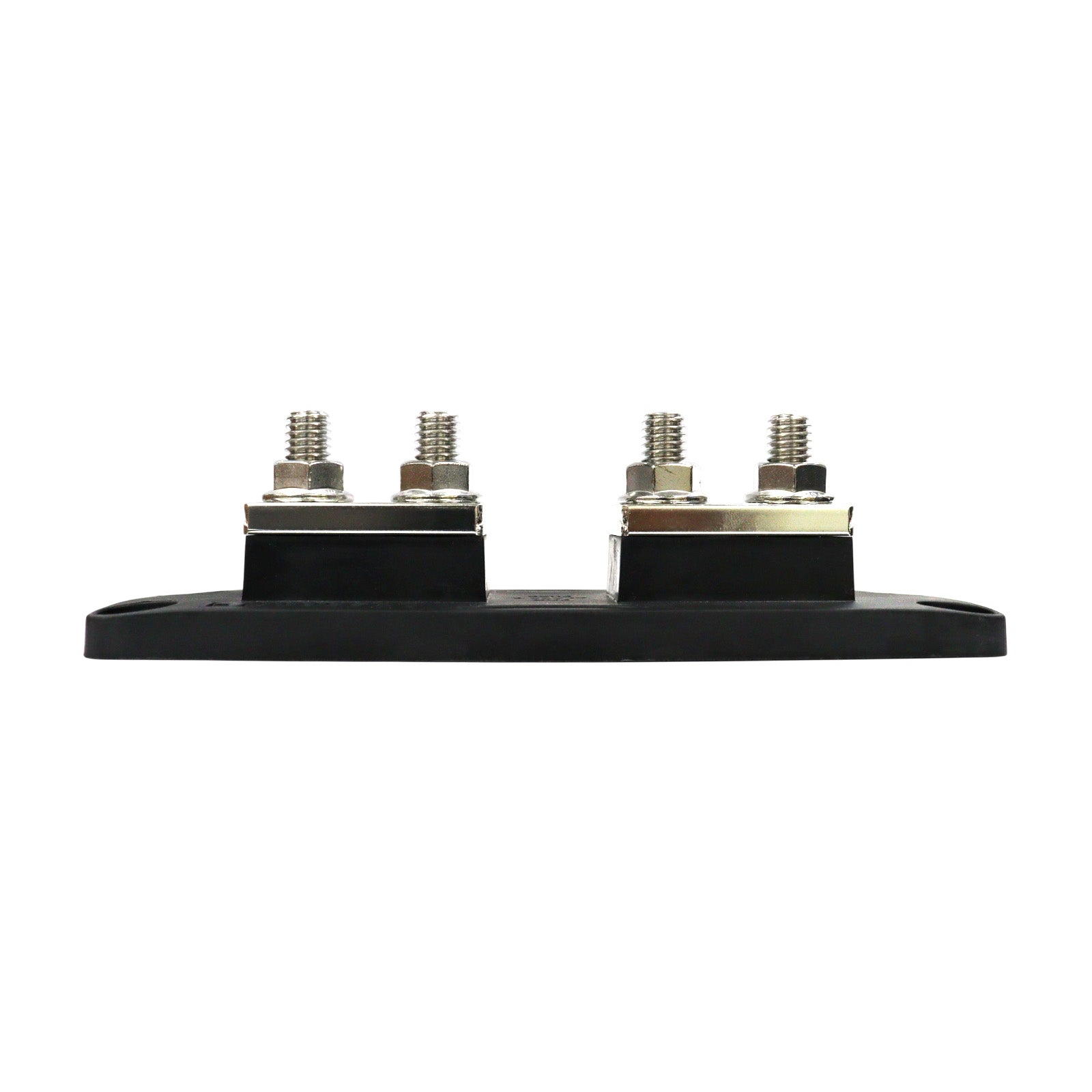Side profile view of the Class T fuse block base and studs