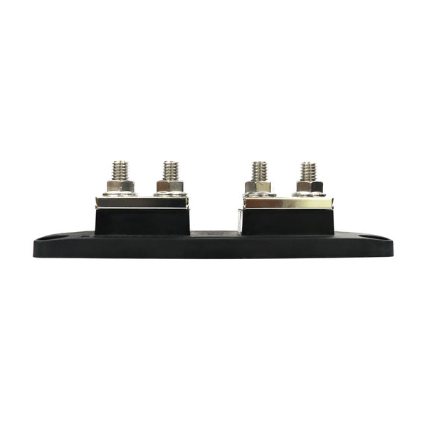 Side profile view of the Class T fuse block base and studs