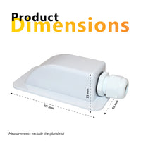 Dimension diagram showing length 111mm width 60mm and height 35mm