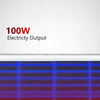Sunman eArc 100W Flexible Solar Panel - High Efficiency Cut Cells | Junction Box Underneath