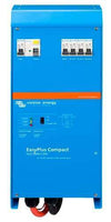 Front view of Victron EasyPlus Compact inverter charger with visible AC distribution panel