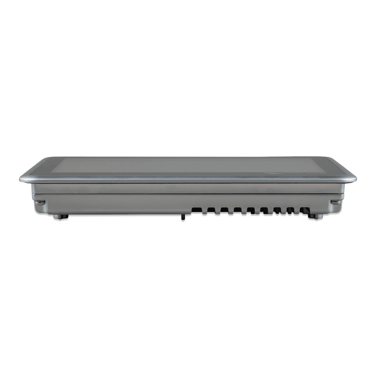 Side profile of Ekrano GX showing the slim depth for flush mounting