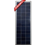 Enerdrive 120W slim fixed polycrystalline solar panel with a black aluminium frame