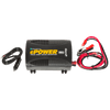 400W inverter unit displayed with included DC cigarette lighter and battery clamp cables