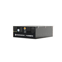 Front view of the Enerdrive Commercial Power System with integrated outlets and ePRO monitor