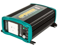 Side profile of 600W inverter highlighting aluminium extrusion housing