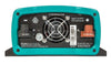 Rear view of inverter showing DC input terminals and cooling fan