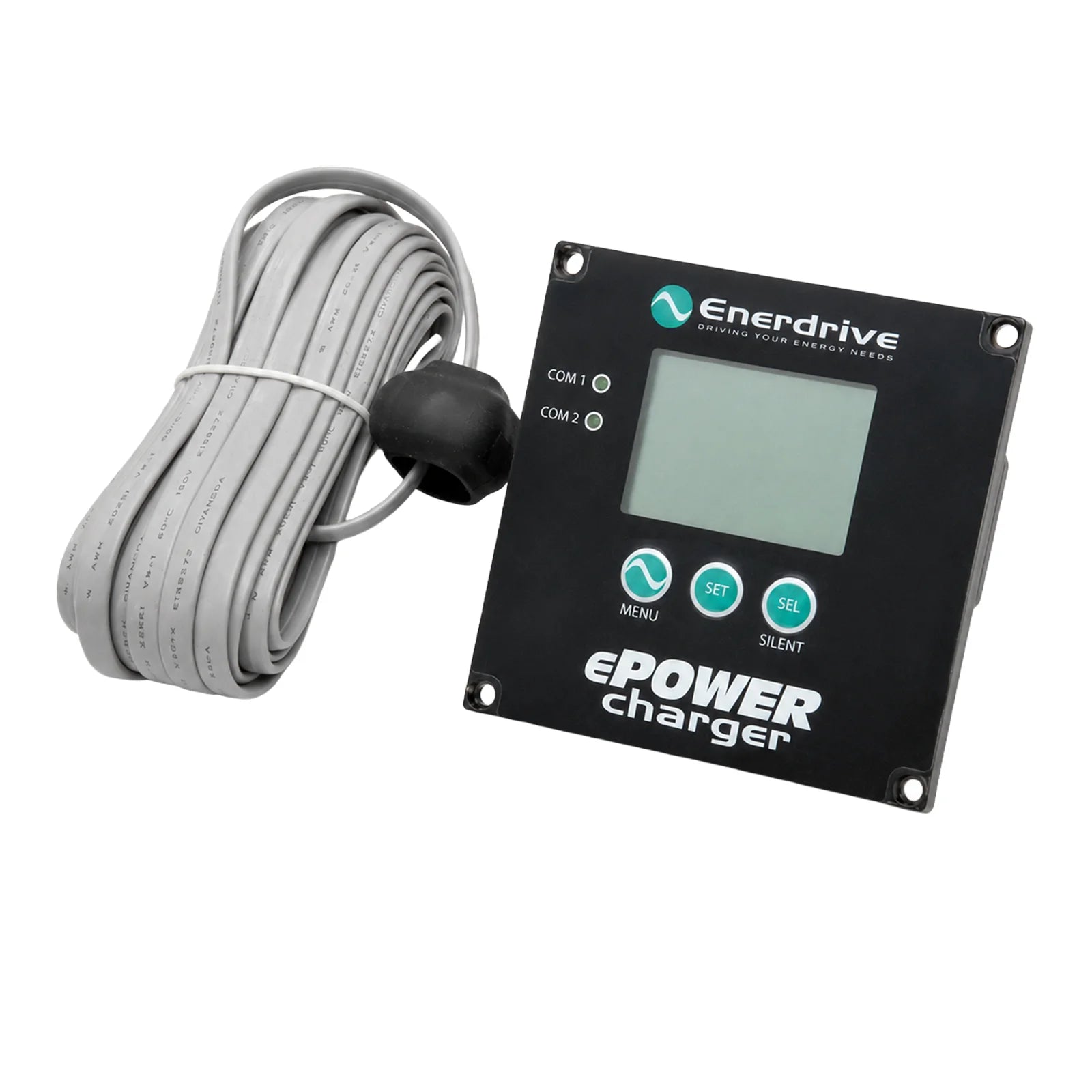 Enerdrive ePOWER battery charger remote control panel and 7.5m communication cable