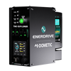 Black Enerdrive Explorer canopy power system with Simarine battery monitor and integrated chargers