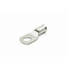 Tin-plated 10mm² copper lug with M8 hole and flared bellmouth entry