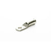 Tin-plated 16mm² copper lug with M5 hole and flared bellmouth entry