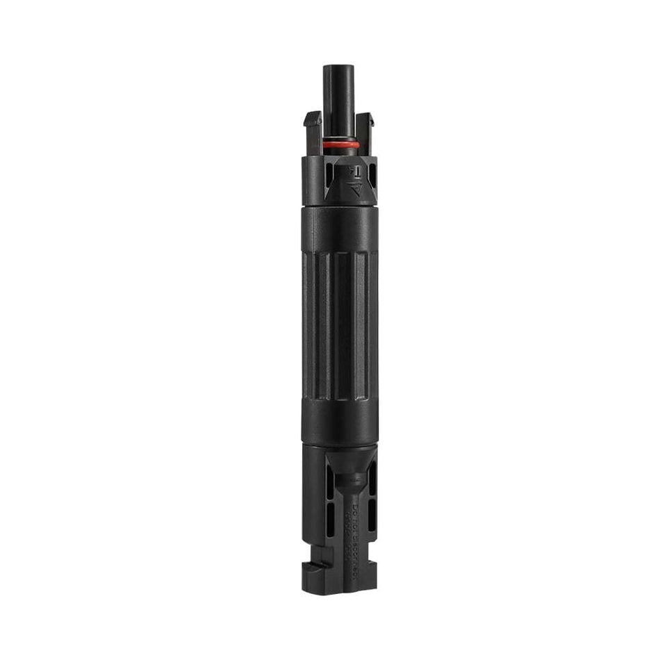 Vertical view of Exotronic 20A in-line fuse connector with IP67 waterproof housing