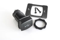 Scanstrut Flip Pro USB socket kit components including bezel, locking nut and screws