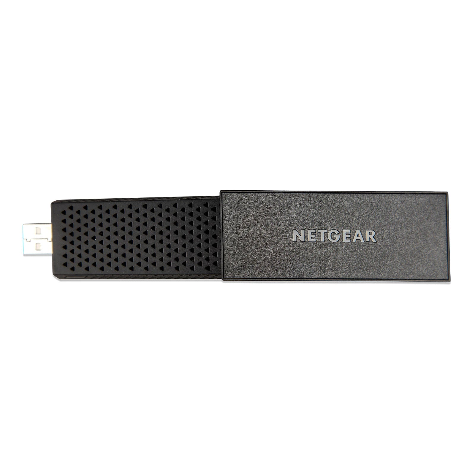 USB WiFi module with antenna casing partially extended