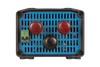 Front terminal view of the Orion 24/12-70 DC-DC converter with red and black binding posts