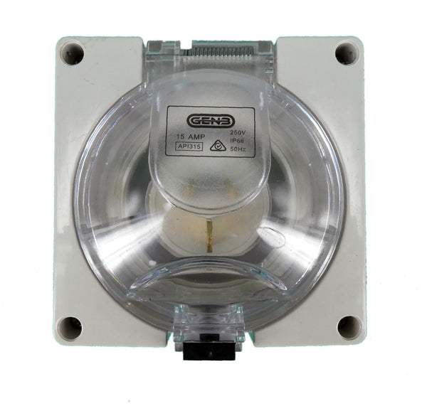 Gen3 250V 15A API315 3 Pin Appliance Inlet