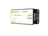 Close-up of 4-position terminal block on Genasun MPPT controller for battery and panel connections