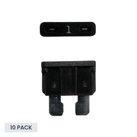 Exotronic 1A ATO/ATC Standard Automotive Blade Fuse - 10 pack