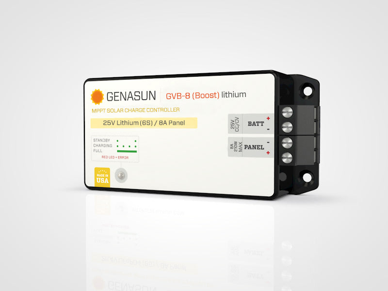 Genasun 25V 8A GVB-8 Li MPPT Boost Solar Charge Controller