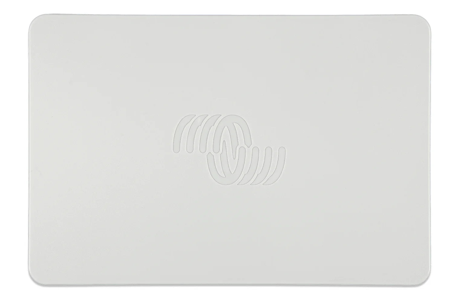 Top-down view of white protective cover for GX Touch 50 screen