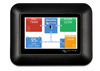 Victron GX Touch 50 screen mounted in adapter bezel