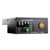 Horizontal black canopy power system with pushbutton circuit breakers and rocker switches