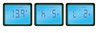 Three LCD screen examples showing different charging stages and battery data