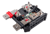 Inside the Victron Lynx Shunt showing component arrangement and busbar depth