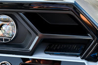 Smartphone charging on a wireless pad installed in a marine boat console
