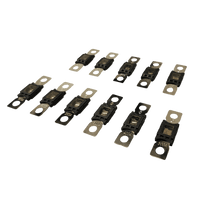 Perspective view of Exotronic Mega fuse range from 40A to 500A