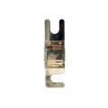 Top view of 125A Midi fuse featuring clear housing and tin-plated terminals