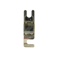 Top view of 150A Midi fuse featuring clear housing and tin-plated terminals