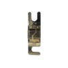 Top view of 40A Midi fuse featuring clear housing and tin-plated terminals