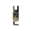 Top view of 50A Midi fuse featuring clear housing and tin-plated terminals