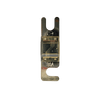 Top view of 80A Midi fuse featuring clear housing and tin-plated terminals