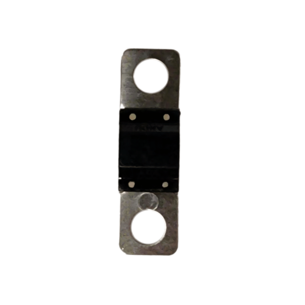 Rear view of Midi fuse showing opaque black nylon housing and terminals