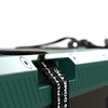 Close-up of heavy-duty mounting strap secured through integrated housing slots
