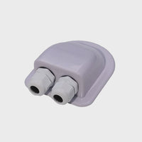 Exotronic 2 Gland White Cable Entry Cover (Lightweight ABS)