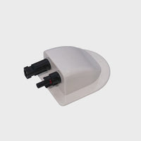 Exotronic White Solar Connector Cable Entry Cover