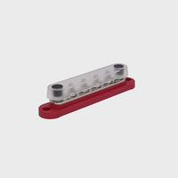 Exotronic 150A Red 6x M6 Stud Busbar with Cover