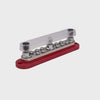 Exotronic 300A Red 3x M10 Stud & 10x Screw Busbar with Cover