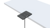 Cross-section render showing the charger recessed into a white dashboard surface