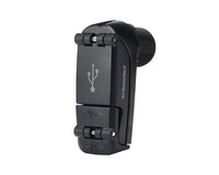Black Scanstrut ROKK Charge Pro socket with waterproof lid closed