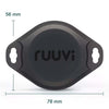 Dimensional diagram of RuuviTag Pro sensor indicating 78 mm width and 56 mm height