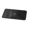 Angled view of a black 15W waterproof recessed-mount wireless charger