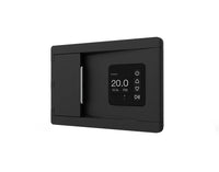 Front view of black Scanstrut ATMOS 12V air pump station with digital display and control buttons
