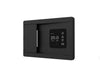 Front view of black Scanstrut ATMOS 12V air pump station with digital display and control buttons