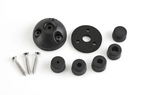 Exploded view of the Scanstrut cable seal kit showing all included components