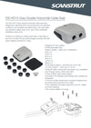 Technical specifications for Scanstrut DS-HD10 double horizontal cable seal